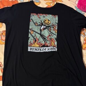 Hot Topic Pumpkin King Graphic Tee - Black